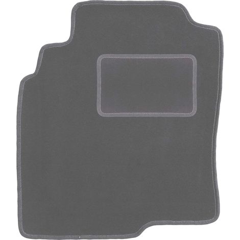 Fahrermatte aus Velours für: Nissan Almera Tino Minivan (2000–2006), Graphit