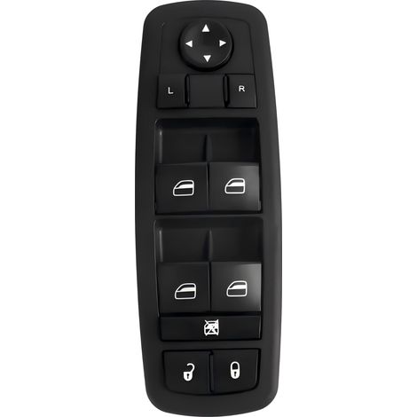 Hauptschalter für elektrische Fensterheber vorne auf der Fahrerseite, 68271203AB 56046553AC, passend für Dodge Dart 2013–2016/Chrysler 200 2015–16/Jeep Cherokee 2014–16, Hauptschalter auf der Fahrerse
