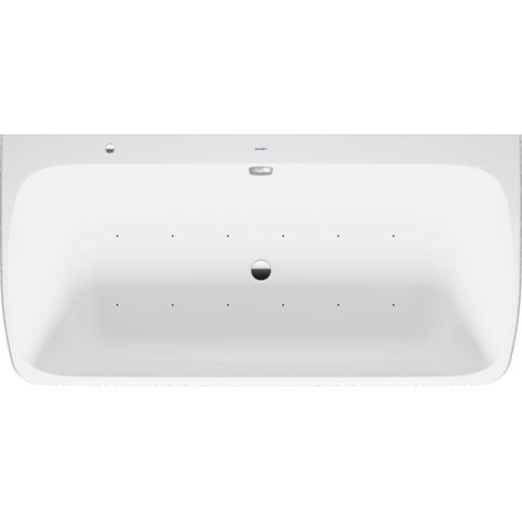 Duravit Quatego bañera de hidromasaje, pre-pared, 2 inclinaciones