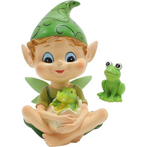 de Grenouille Figurine de Grenouille Cartoon Resin Sculpture (1/5)