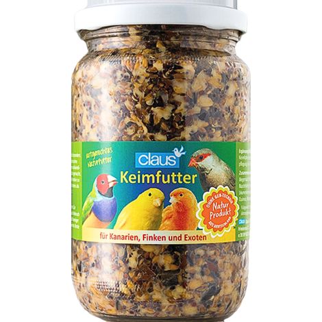 Claus Keimfutter - Brotes naturales para canarios y aves exóticas 210 ml (1/4)