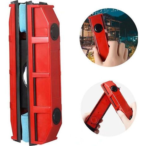 Raclette lave vitre magnétique pour vitrage de 2 à 8 mm (1/4)