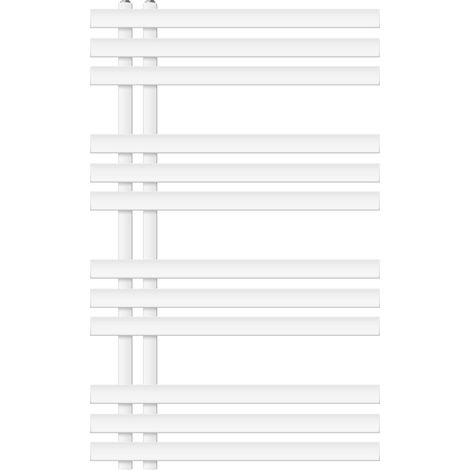 ECD Germany Iron EM Design Badheizkörper - 600 x 1000 mm - Weiß - Designheizkörper Paneelheizkörper Heizkörper Handtuchwärmer Handtuchtrockner Heizung Radiator (1/5)
