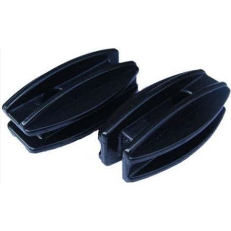 Isolateur De Poteau D'angle - ABS Résistant Aux Intempéries - Pour Clôture Électronique Et Électrique - 61 X 32 X 32 Mm - Lot De 10 (1/5)