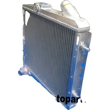Radiador de 36 mm de espesor, fabricado en aluminio, ajuste directo para Renault 5 Super, eficiencia de refrigeración optimizada, construcción ligera. (1/5)