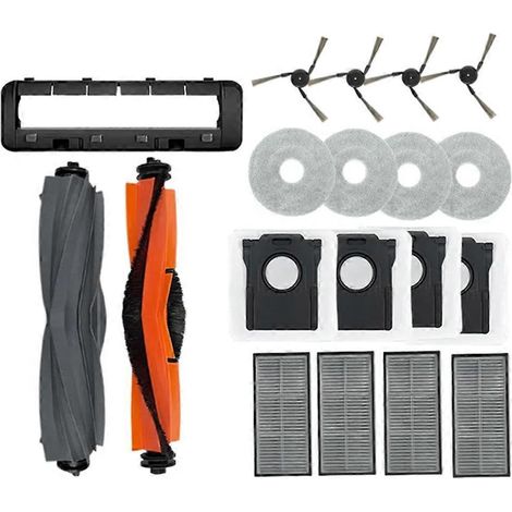 Filtre pour aspirateur brosse pour aspirateur Filtre de brosse pour aspirateur filtre de Bot X40 Ultra Robot Aspirateur Spare Accessoire Kit Rubber Main Side Brosse – Filtre Mo (1/5)