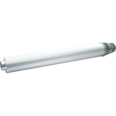 Koaxiales Ansaug-/Abgasrohr Ø 60/100 - Aluminium, Länge 1000 mm