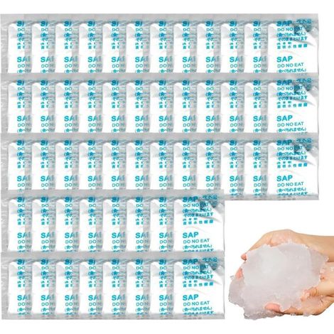 Lot de 50 gels absorbants pour toilettes portables - Liant (1/5)