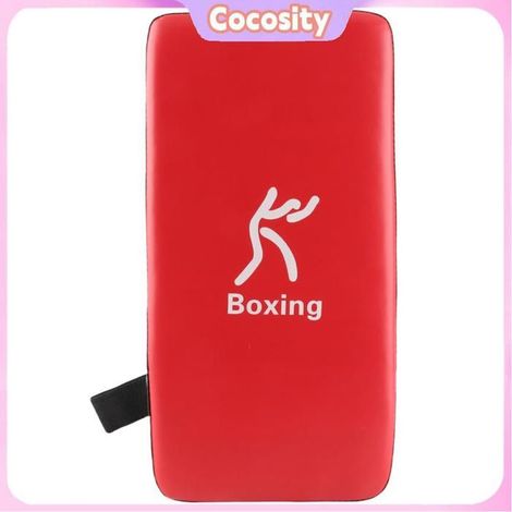 Cocosity remplissage en éponge Taekwondo Kick Pad, Cuir PU, Bouclier de Kickboxing Léger pour L'entraînement sport barre Rouge (1/5)