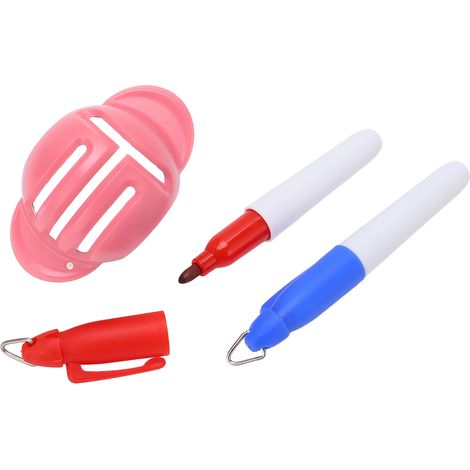 Marqueur de lignes de golf avec pochoir, triple piste et 3 lignes pour l'alignement des balles de golf (rose) (1/5)