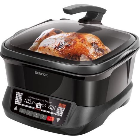 Sencor SFR 9300BK Multifunktionsfritteuse Schwarz 4,8 L (1/2)