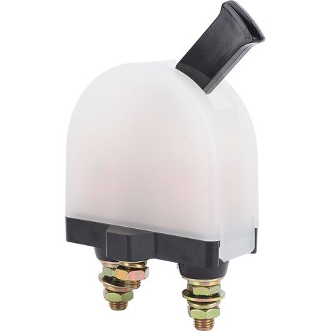 300A DC 12-36V Batterieschalter, verbesserter Sicherheits-Batterietrennschalter für Fahrzeuge, Wohnmobile, Yachten und Boote (Weiß) (1/5)