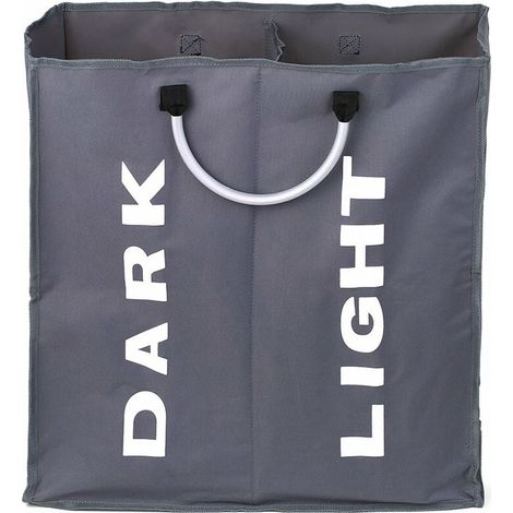 Sac A Linge Pliable, Tissu Oxford Durable, Avec Poignee En Alliage (1/5)
