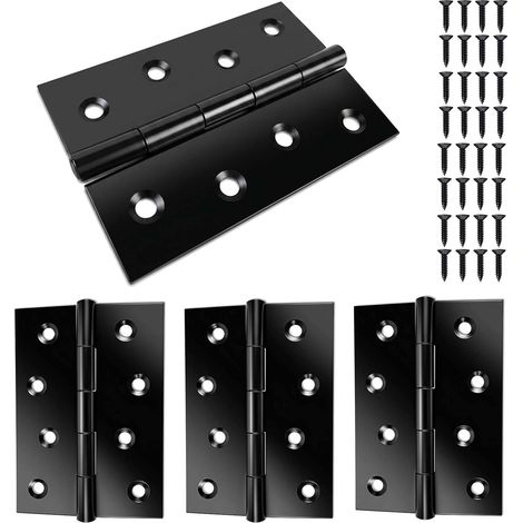 4 Pcs Charniere Porte Lourde 100x70x1,8mm, 270° Rotation (1/5)