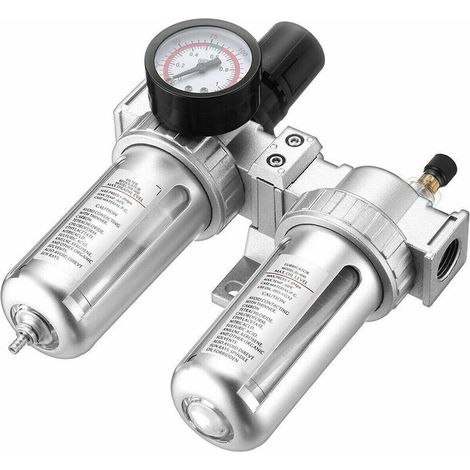 Druckregler Luftdruckregler SFR SFC2000 3000 4000 zweiteiliger Öl-Wasserfilter (SFC400 zweiteilig) (1/4)