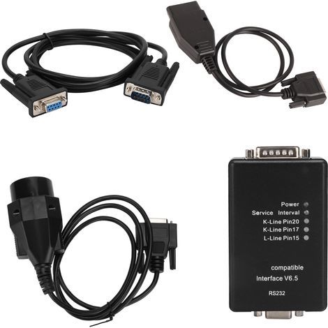 Outil Diagnostic Carsoft 6.5 OBD2 Lecteur de Codes Compatible BMW E30/E31/E32/E34/E36/E38/E39/E46/E52/E53