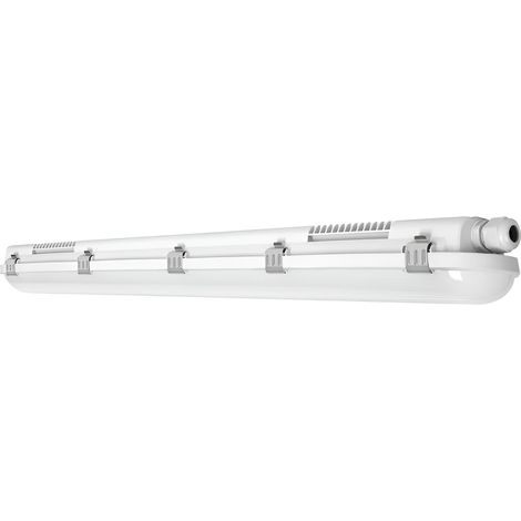 Ledvance Apparecchio di Illuminazione a Tenuta Stagna LED per Soffitto, Parete, Damp Proof Value, 40 W, 220
240 V, Ampiezza Fascio Luminoso 115, Cool White, 4000 K, 1 Confezione (1/3)