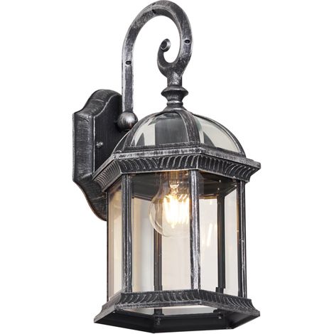 QAZQA Appliques glasgow - Classico - Alluminio - Argento - Alltri Max. 1 x Watt