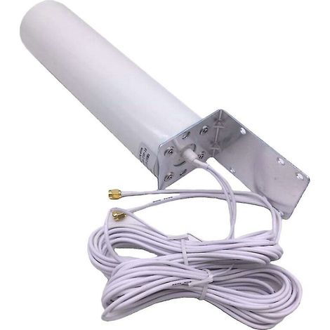 Dual Sma Male 3g 4g Lte Router Antenna Outdoor Fixed Bracket Wall Mount Signal Amplifier Antenna.