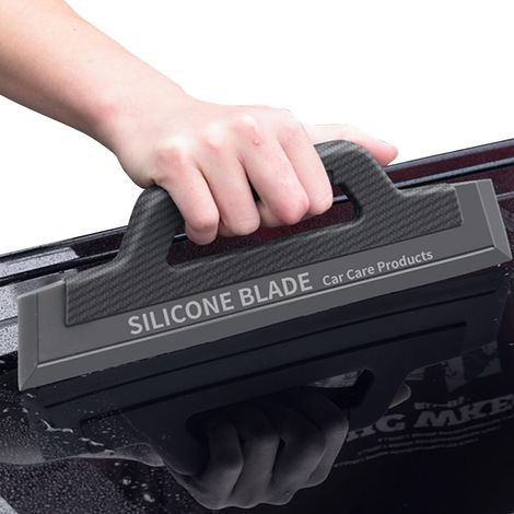 Raclette de Voiture, grattoir à Neige de Voiture, Anti-Rayures, Outil de Nettoyage de Verre pour Bateau, Camping-Car, Douche, Miroir, Panneau Solaire, détails Automobiles (1/5)