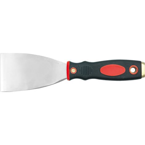 Maler-Spachtel Edelstahl 50 mm mit PVC/Metallgriff
