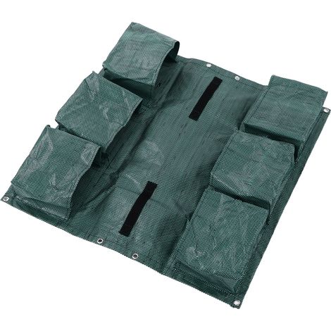Sacs de plantation suspendus, double face, respirants, avec 6 poches, pour jardin, clôture, balcon ou maison. (1/5)