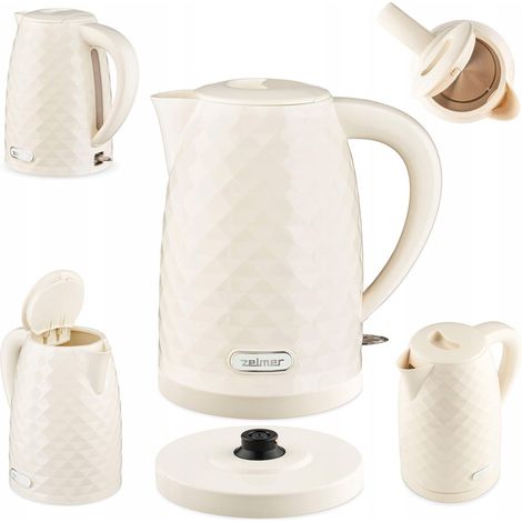 Zelmer Fryderyk ZCK7632F Elektrischer Wasserkocher creme 1,7L