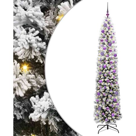 Árbol de Navidad artificial Verde 210 cm PVC, Acero y Plástico vidaXL