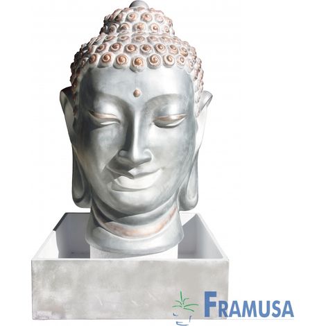 FUENTE DE PIEDRA ARTIFICIAL BUDA  KALA MAQUILLAJE