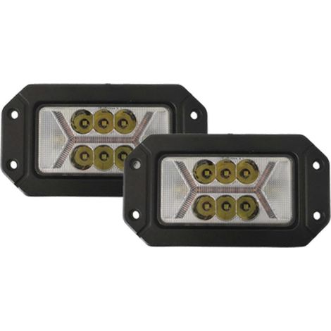40 W LED Off – rechteckiges X-Nebelscheinwerfer für PKW, LKW, ATV, Anhänger, Fahrrad (1/5)