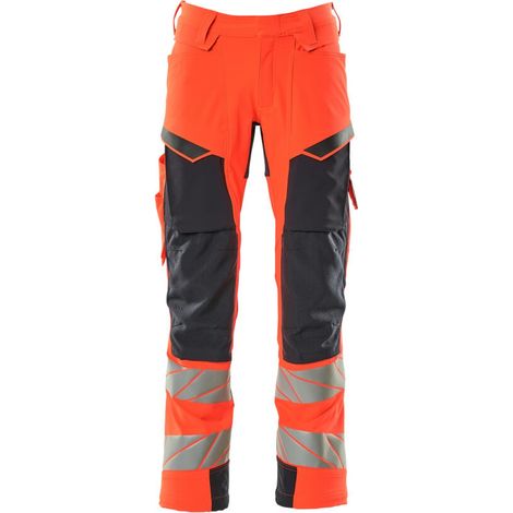 Mascot Hose mit Knietaschen 19079-511-22210 Gr. 90C62 hi-vis rot/schwarzblau