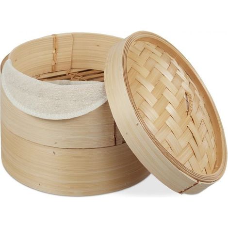 Bamboo steamer 20 cm (1/5)