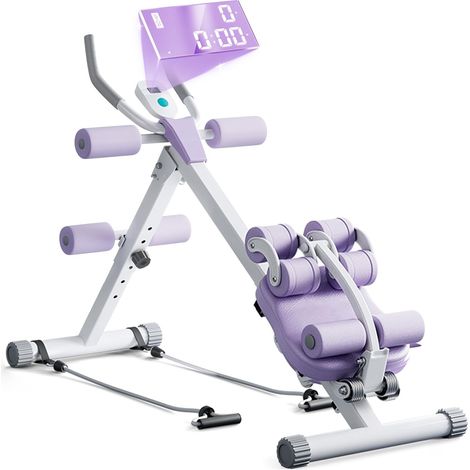 Appareil Abdominaux 4-en-1, Banc Abdominaux Multifonction Pliable avec LED (1/5)
