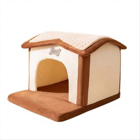 Hundehütte, Katzenbett, warmes Winterhaus für Katzen und Hunde, komfortable Welpenhütte, gemütliches Haus für Katzen und kleine Katzen und Hunde (1/5)