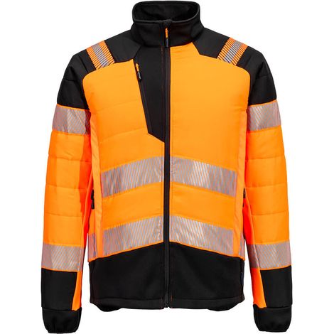 Veste Hybride Baffle Hv Pw3 - Taille S - Orange/noir - Portwest