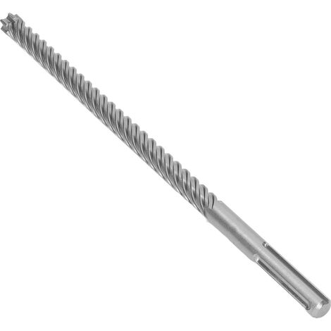 Bohrhammer-Bohrer aus Hartmetall, 6 Schneiden, 20 mm Bohrungsdurchmesser, 285 mm Bohrtiefe, 400 mm Länge für Zementziegel (1/5)