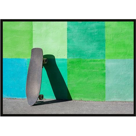 POSTER FOTOGRAFICO IN CORNICE A4 cm Skateboard PD279 (1/4)