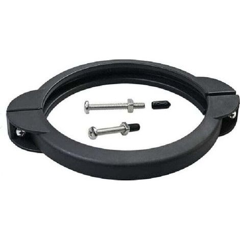 Collier de serrage de piscine de rechange 80110-2 avec vis, compatible avec les pompes à filtre à sable Intex de 12 et 14 pouces (débit : 2 100 et 2 800 gal/h) pour piscines hors sol (1/4)