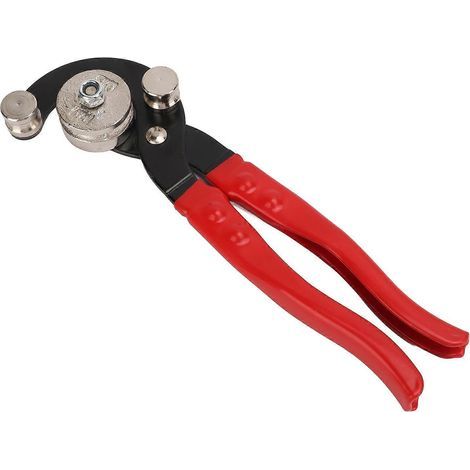 4-in-1-Rohrbiegezange, 26,7 cm (10,5 Zoll), 90° biegbar für Bremsleitungen mit 6,35 mm (1/4 Zoll), 7,96 mm (5/16 Zoll), 4,76 mm (3/16 Zoll) und 9,52 mm (3/8 Zoll). (1/5)