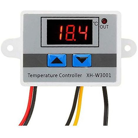 Memkey – Thermostat numérique 220V pour chauffage et refroidissement – Plage de -50 à 110 ℃ – Affichage LED large – Capteur étanche (1/4)