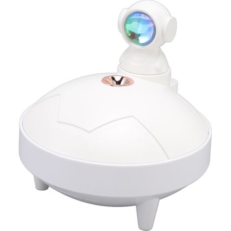 Humidificateur Sunset Light 290 ml, minuterie 4 h, angle réglable, chargement USB, humidificateur de bureau style astronaute pour la maison ou le bureau (1/5)
