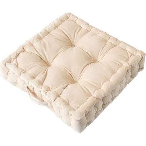 (blanc cassé)Coussin - Taille 42x42 cm- Épaisseur Idéale - Confortable et Élégant - Agréable au Toucher (1/5)