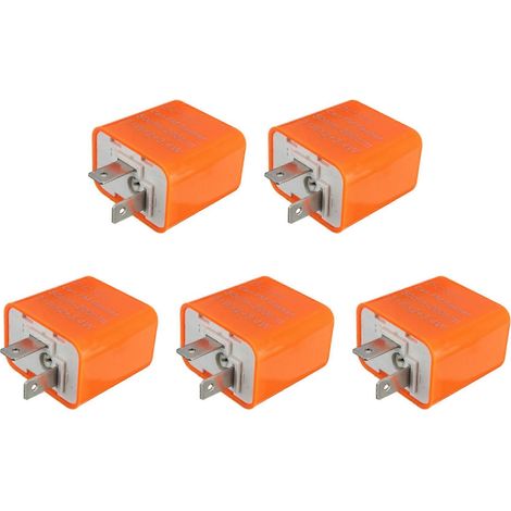Relais clignotant LED 12 V à 2 broches pour moto, 5 broches, réglable en vitesse (1/5)