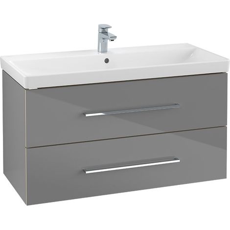 Villeroy & Boch Avento - Mobile da lavabo, 780x514x452 mm, 2 cassetti, Elm Impresso A89100PN (1/3)