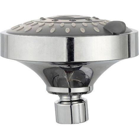 Pommeau de douche de plafond compact à cinq jets, encastré et économe en eau, de 10 cm (4 pouces). (1/5)