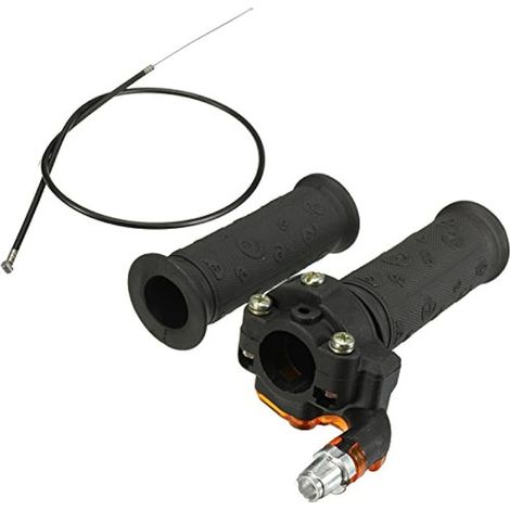 JenNiFer Twist Throttle Accélérateur Poignées & Cable pour ATV Quad Dirt Pit Bike 90/110/125Cc