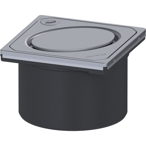 Elemento superiore KESSEL - Griglia di design Oval, V2A, Lock & Lift, L 15, 48202