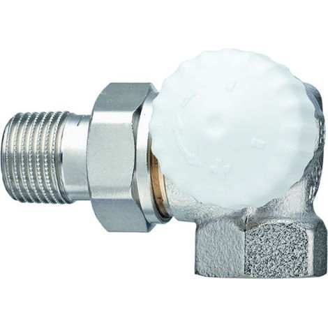 HEIMEIER Thermostat-Ventilunterteil V-exact II, Winkeleck/rechts, DN 10, 3714-01.000 (1/2)