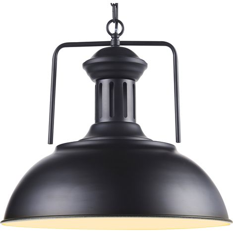 Lampada a sospensione LED nero illuminazione moderna Teamson Home VN-L00035-EU (1/5)