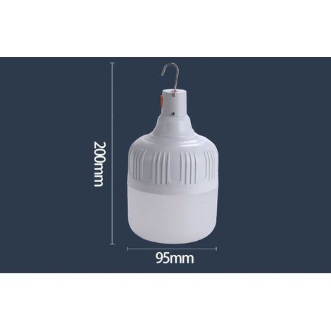 Camping Lantern, 500 Lumen Portable LED Camping Light with USB Rechargeable Batteries, 2 Lighting Modes, Waterproof Camping Lighting, Tent Lights for Camping, Fishing, Garden, BBQ (1/5)